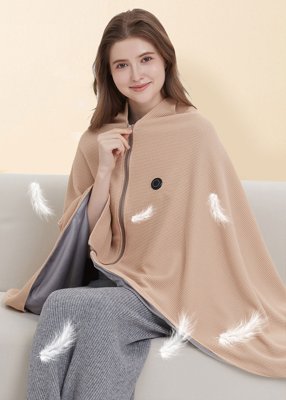 Electric Heated Blanket Shawl - Warm Your Winter Days | Perfect Christmas & New Year Gift - Carbon Fiber Heating Technology